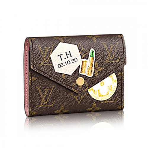 Louis Vuitton P00182 Victorine Wallet My World Tour Monogram Canvas