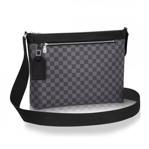 Louis Vuitton N40004 Mick MM Messenger Bag Damier Graphite Canvas