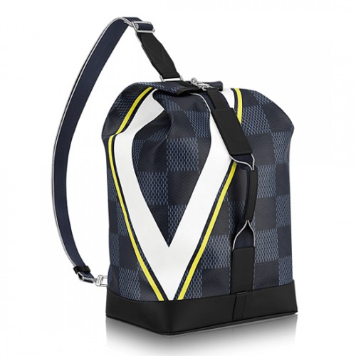 Louis Vuitton N44012 Sac Marin Backpack Damier Cobalt Canvas