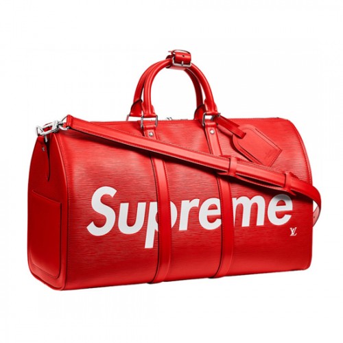 Louis Vuitton x Supreme Keepall Bandouliere 45 M53419 Epi Leather