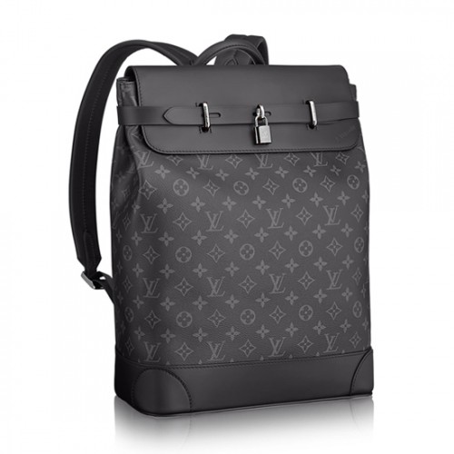 Louis Vuitton Steamer Backpack M44052 Monogram Eclipse Canvas