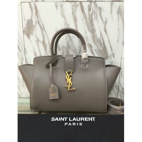 YSL Downtown Cabas Tote 30cm Grey