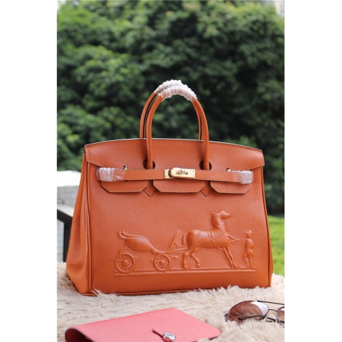 Hermes Birkin Horse Togo Leather Orange 35cm