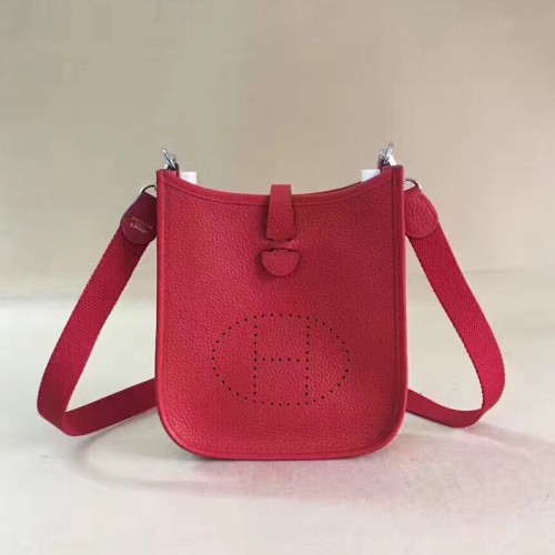 Hermes Mini Evelyne TPM Bag Red