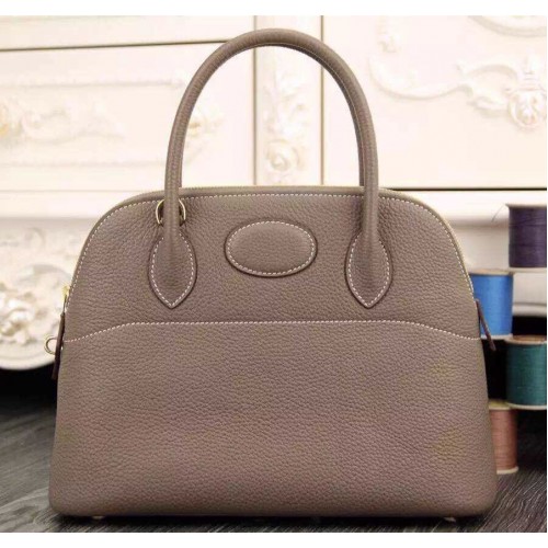 Hermes Bolide 31cm Togo Leather Elephant Grey Bag