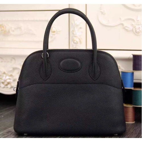 Hermes Bolide 31cm Togo Leather Black Bag