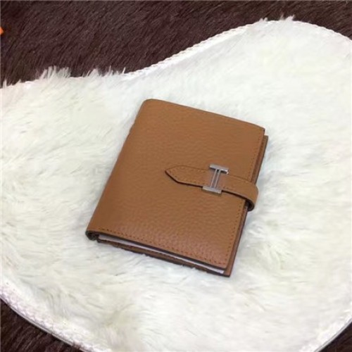 Hermes Bi-Fold Wallet H006 light coffee