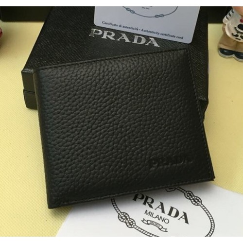 Prada Men's Leather Wallet 0335 Black