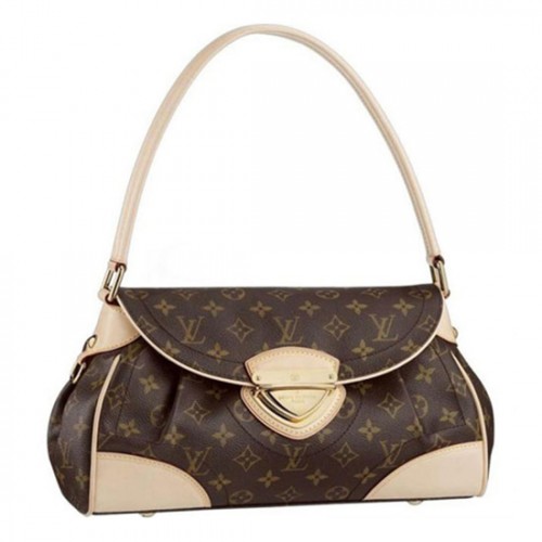 Louis Vuitton M40121 Beverly MM Shoulder Bag Monogram Canvas