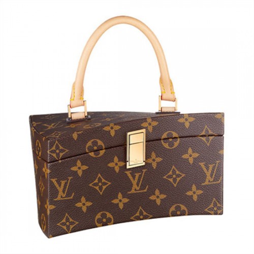 Louis Vuitton M40275 Twisted Box By Rei Frank Gehry Tote Bag Monogram Canvas