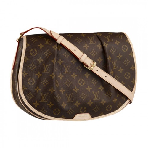 Louis Vuitton M40473 Menilmontant MM Crossbody Bag Monogram Canvas