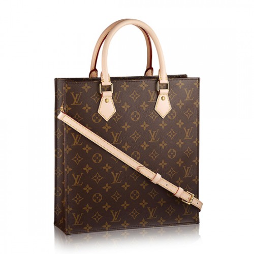 Louis Vuitton M40806 Sac Plat PM Tote Bag Monogram Canvas