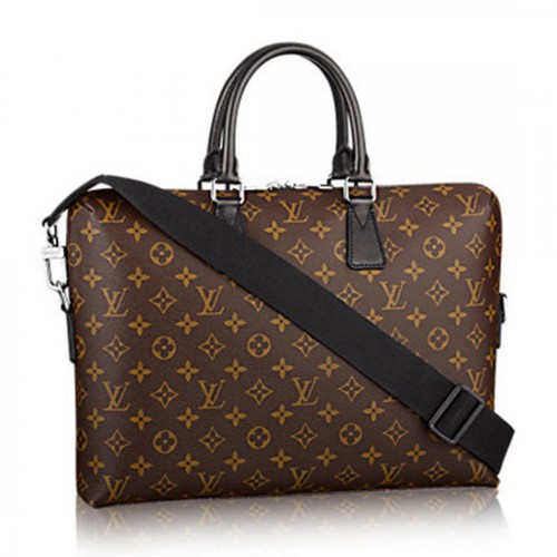 Louis Vuitton M40868 Porte Documents Jour Briefcase Monogram Canvas