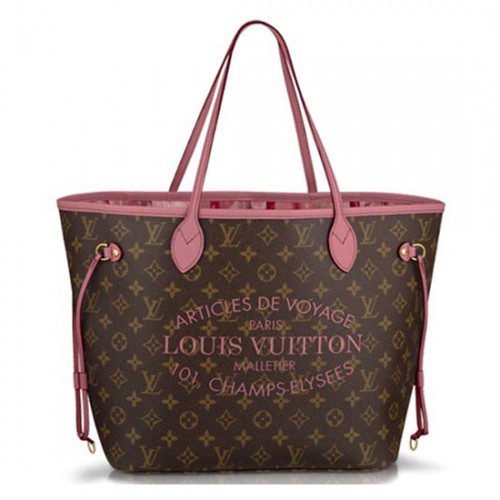 Louis Vuitton M40939 Neverfull MM Shoulder Bag Monogram Canvas