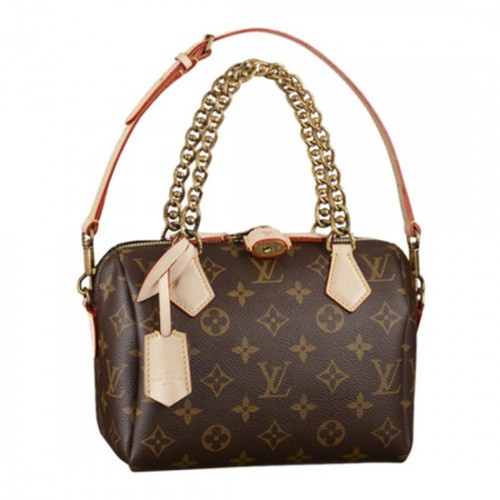 Louis Vuitton M40988 Speedy 20 Chain Tote Bag Monogram Canvas