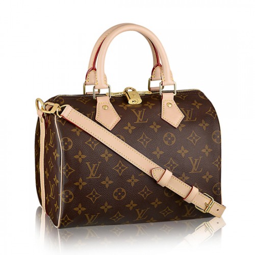 Louis Vuitton M41113 Speedy Bandouliere 25 Tote Bag Monogram Canvas