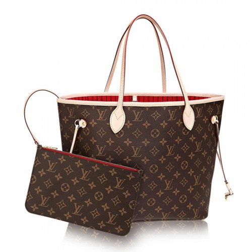 Louis Vuitton M41177 Neverfull MM Shoulder Bag Monogram Canvas