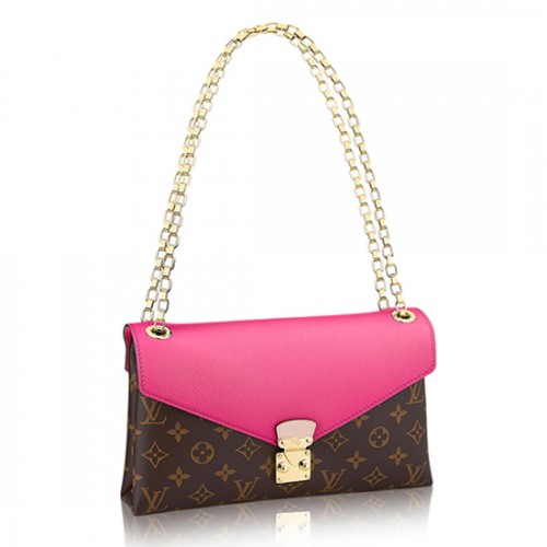 Louis Vuitton M41468 Pallas Chain Shoulder Bag Monogram Canvas