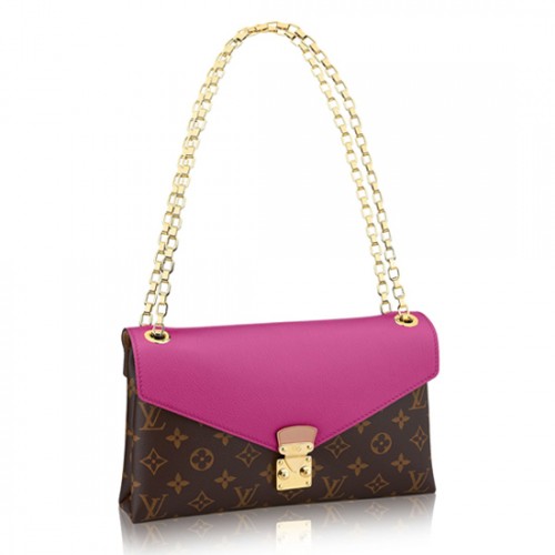 Louis Vuitton M41635 Pallas Chain Shoulder Bag Monogram Canvas