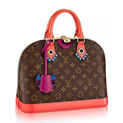 Louis Vuitton M41661 Alma PM Totem Tote Bag Monogram Canvas