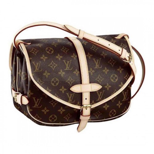 Louis Vuitton M42256 Saumur Crossbody Bag Monogram Canvas