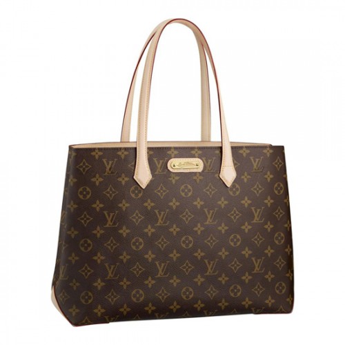 Louis Vuitton M45644 Wilshire MM Shoulder Bag Monogram Canvas