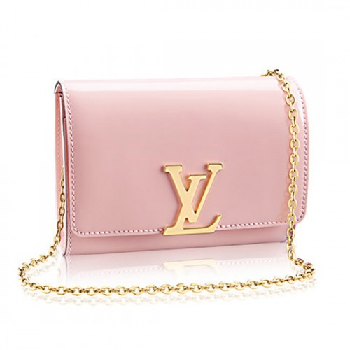 Louis Vuitton M51603 Louise Chain PM Crossbody Bag Monogram Vernis