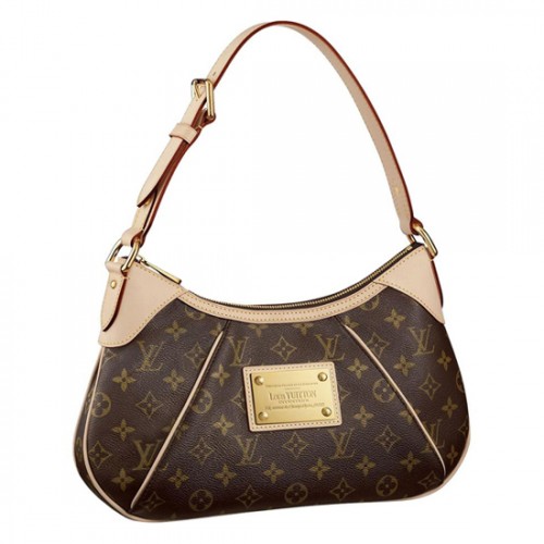 Louis Vuitton M56384 Thames PM Hobo Bag Monogram Canvas