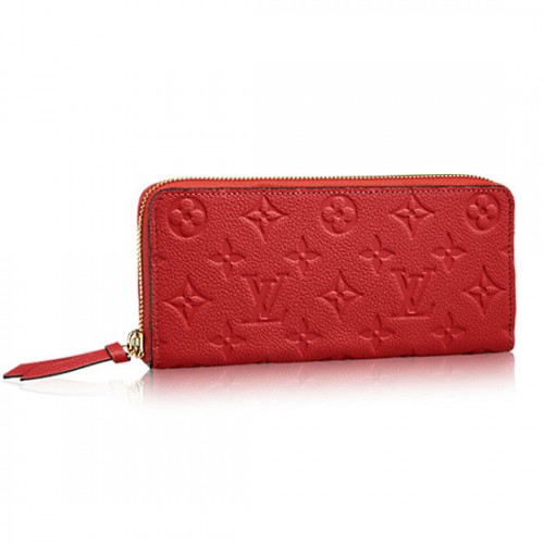 Louis Vuitton M60169 Clemence Wallet Monogram Empreinte Leather