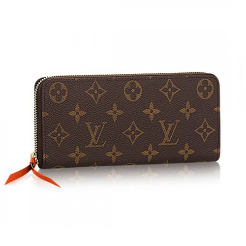 Louis Vuitton M60743 Clemence Wallet Monogram Canvas