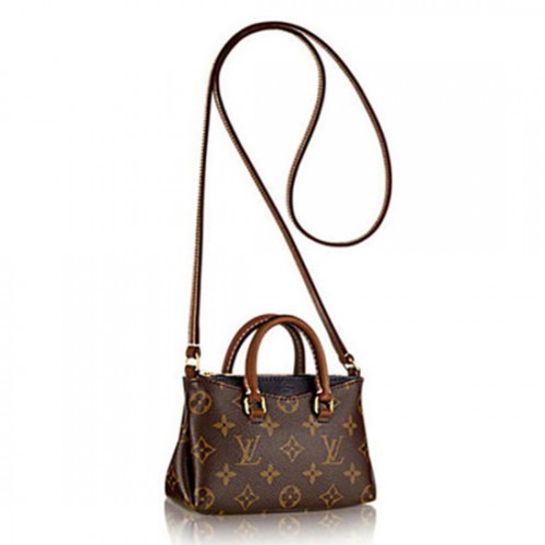 Louis Vuitton M61416 Nano Pallas Crossbody Bag Monogram Canvas