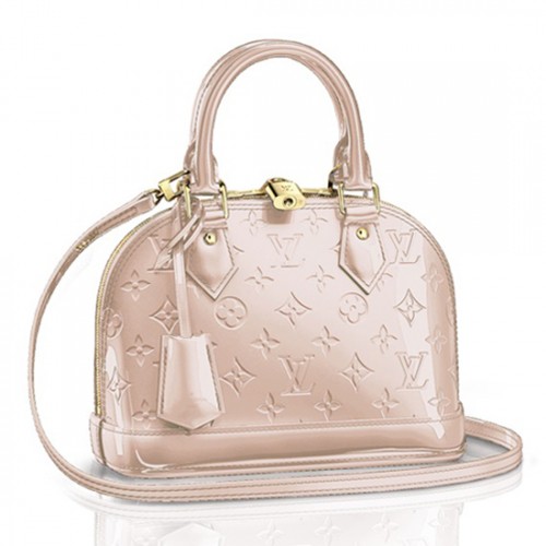 Louis Vuitton M90064 Alma BB Tote Bag Monogram Vernis