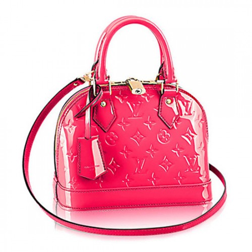 Louis Vuitton M90976 Alma BB Tote Bag Monogram Vernis