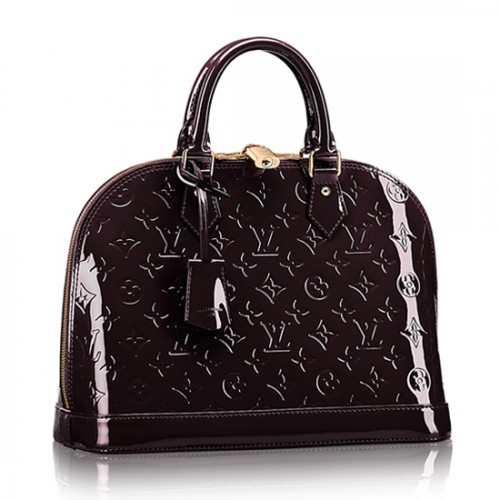 Louis Vuitton M91611 Alma PM Tote Bag Monogram Vernis