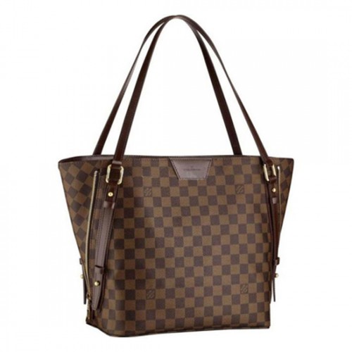 Louis Vuitton N41108 Cabas Rivington Shoulder Bag Damier Ebene Canvas