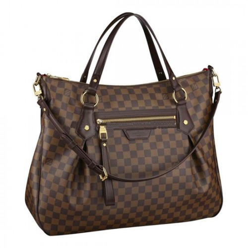 Louis Vuitton N41132 Evora GM Shoulder Bag Damier Ebene Canvas