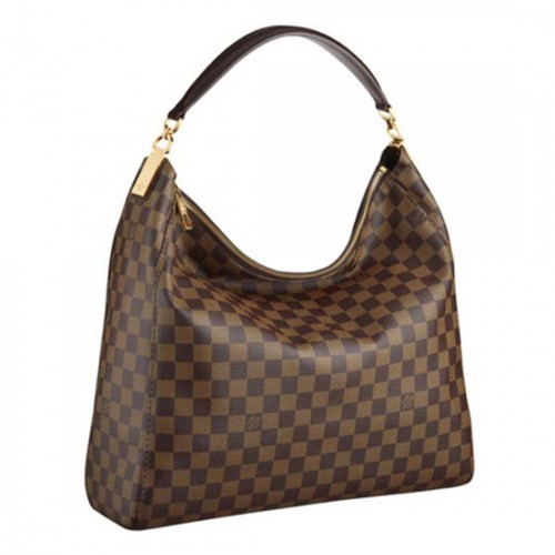 Louis Vuitton N41185 Portobello GM Hobo Bag Damier Ebene Canvas