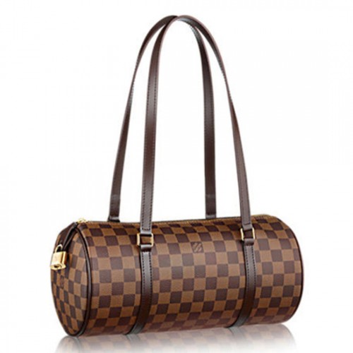 Louis Vuitton N41210 Papillon NM Shoulder Bag Damier Ebene Canvas