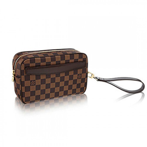 Louis Vuitton N41219 Saint Paul Clutch Damier Ebene Canvas