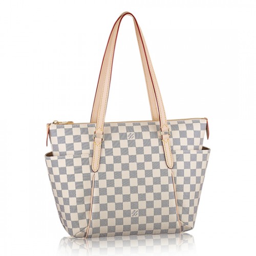 Louis Vuitton N41280 Totally PM Shoulder Bag Damier Azur Canvas