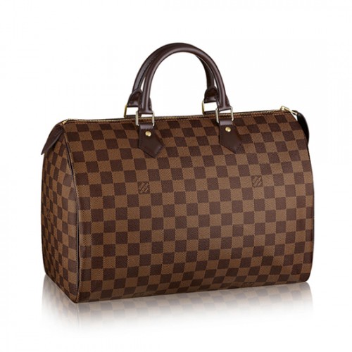 Louis Vuitton N41363 Speedy 35 Tote Bag Damier Ebene Canvas