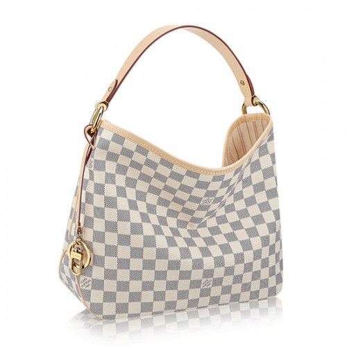 Louis Vuitton N41462 Delightful PM Hobo Bag Damier Azur Canvas