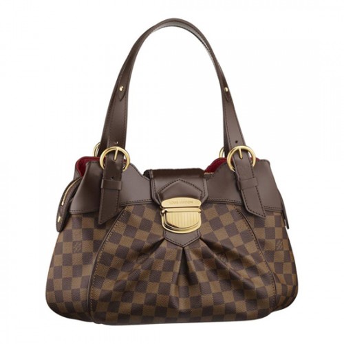 Louis Vuitton N41542 Sistina PM Hobo Bag Damier Ebene Canvas