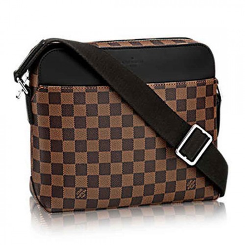 Louis Vuitton N41568 Jake Messenger PM Messenger Bag Damier Ebene Canvas