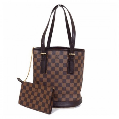 Louis Vuitton N42240 Marais Shoulder Bag Damier Ebene Canvas