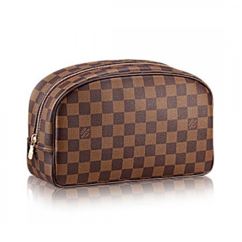 Louis Vuitton N47624 Toiletry Bag 25 Damier Ebene Canvas