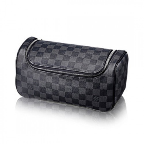 Louis Vuitton N47625 Toiletry Pouch Damier Graphite Canvas