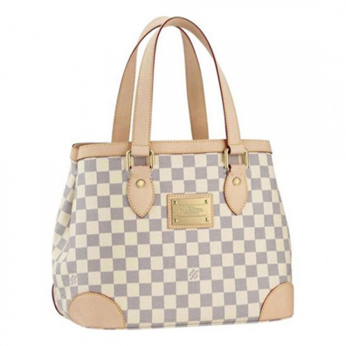 Louis Vuitton N51207 Hampstead PM Shoulder Bag Damier Azur Canvas