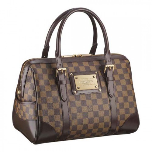 Louis Vuitton N52000 Berkeley Tote Bag Damier Ebene Canvas