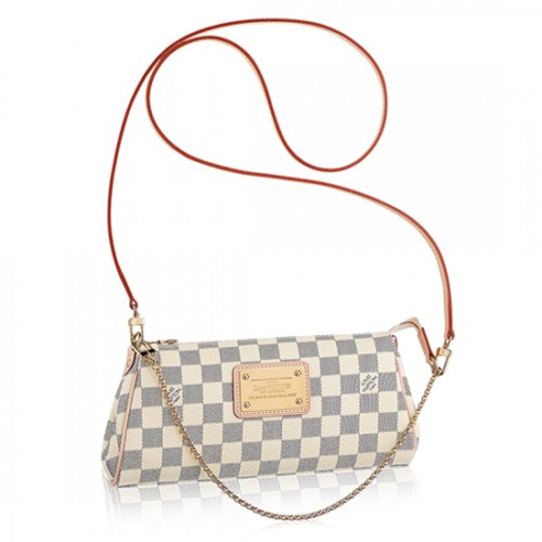 Louis Vuitton N55214 Eva Clutch Damier Azur Canvas